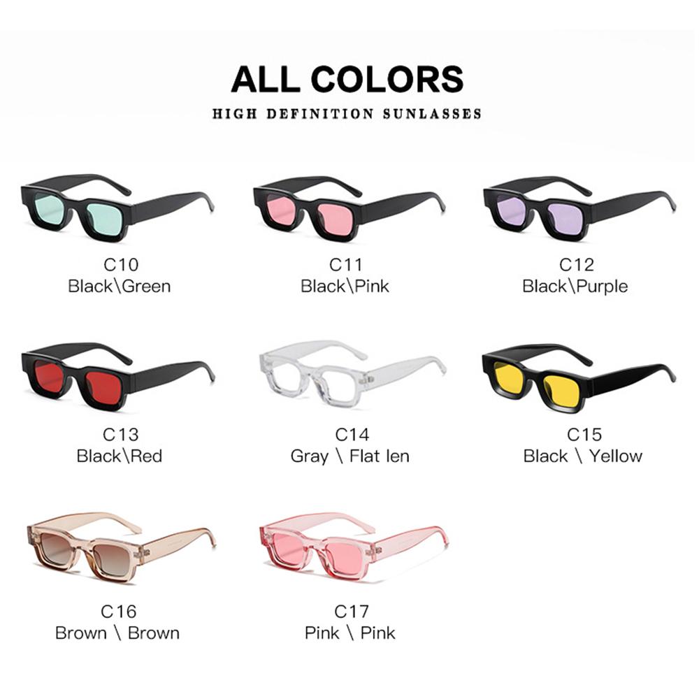 Модные маленькие панк квадратные поляризованные солнцезащитные очки женские солнцезащитные очки оттенки мужские солнцезащитные очки