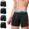 5XL Большой размер Трусы Нижнее белье Боксеры Прохладные Дышащие Летние Боксеры С передним отверстием Черные [BIATUWFEI] Мужские Защищающие от натирания Быстросохнущие Не душные