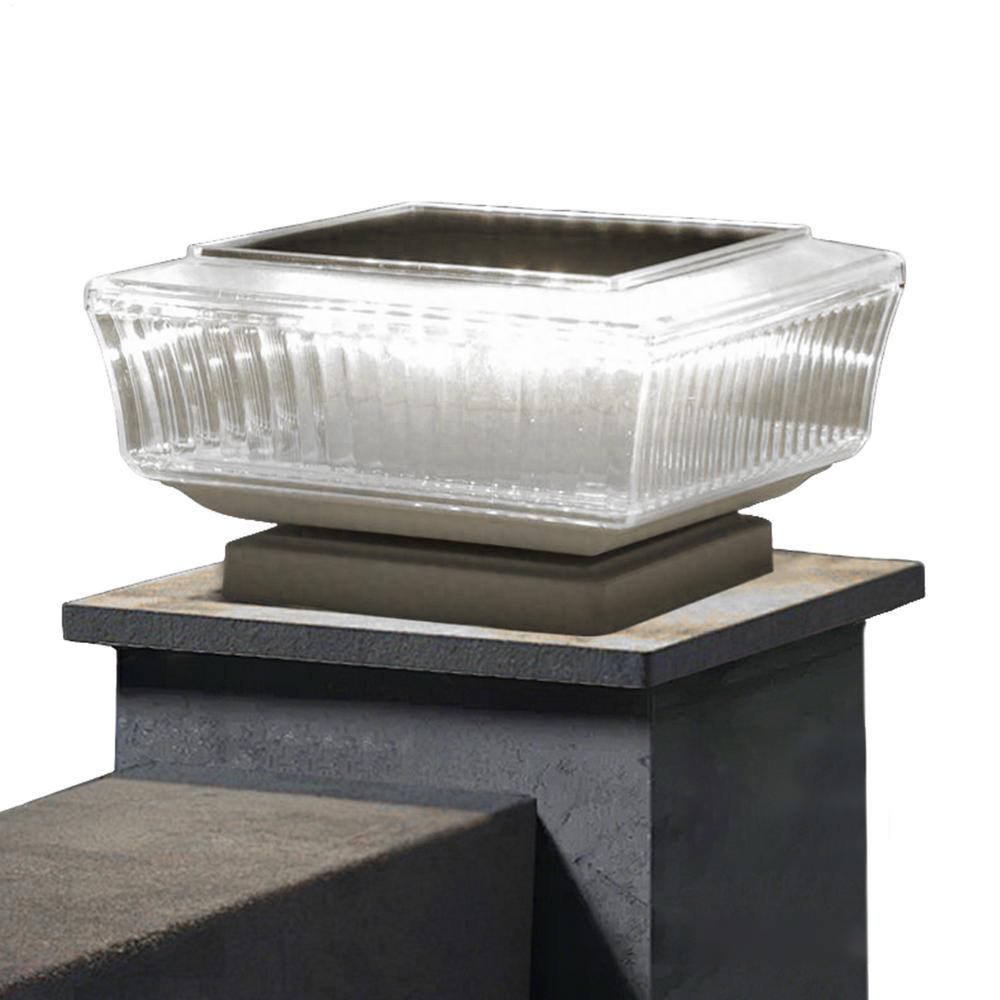 Солнечные столбовые фонари Уличные солнечные фонари Водонепроницаемая светодиодная лампа Для подъездной дорожки Лестницы Ворот Бассейна Заднего двора Палубы Балкона Веранды Дорожки