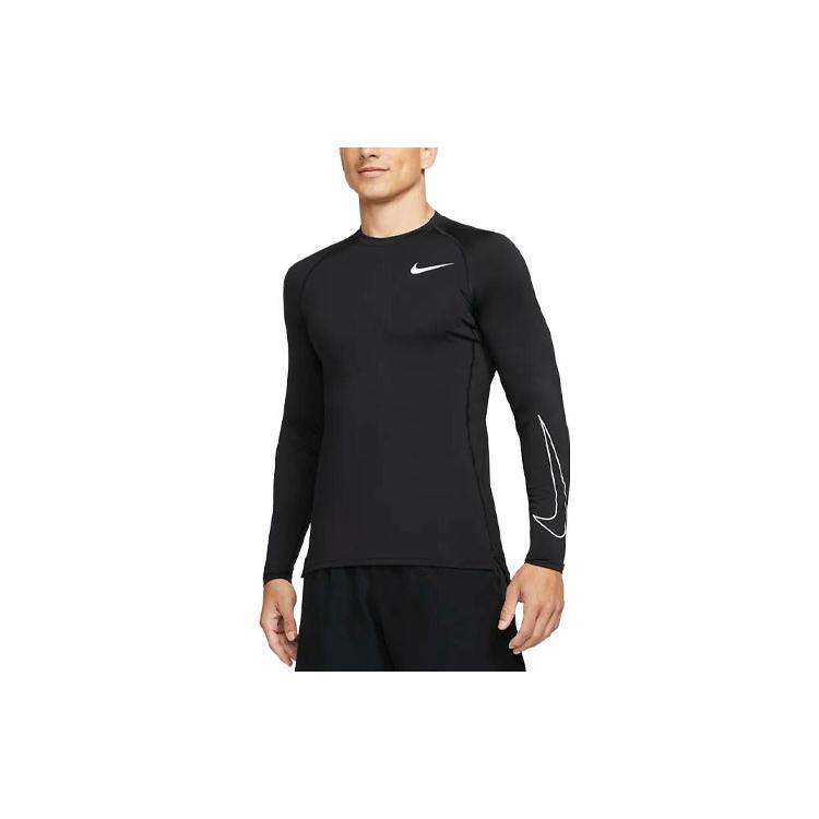 Nike Мужской топ с длинным рукавом Pro Dri-FIT, зауженный крой DD1980-010