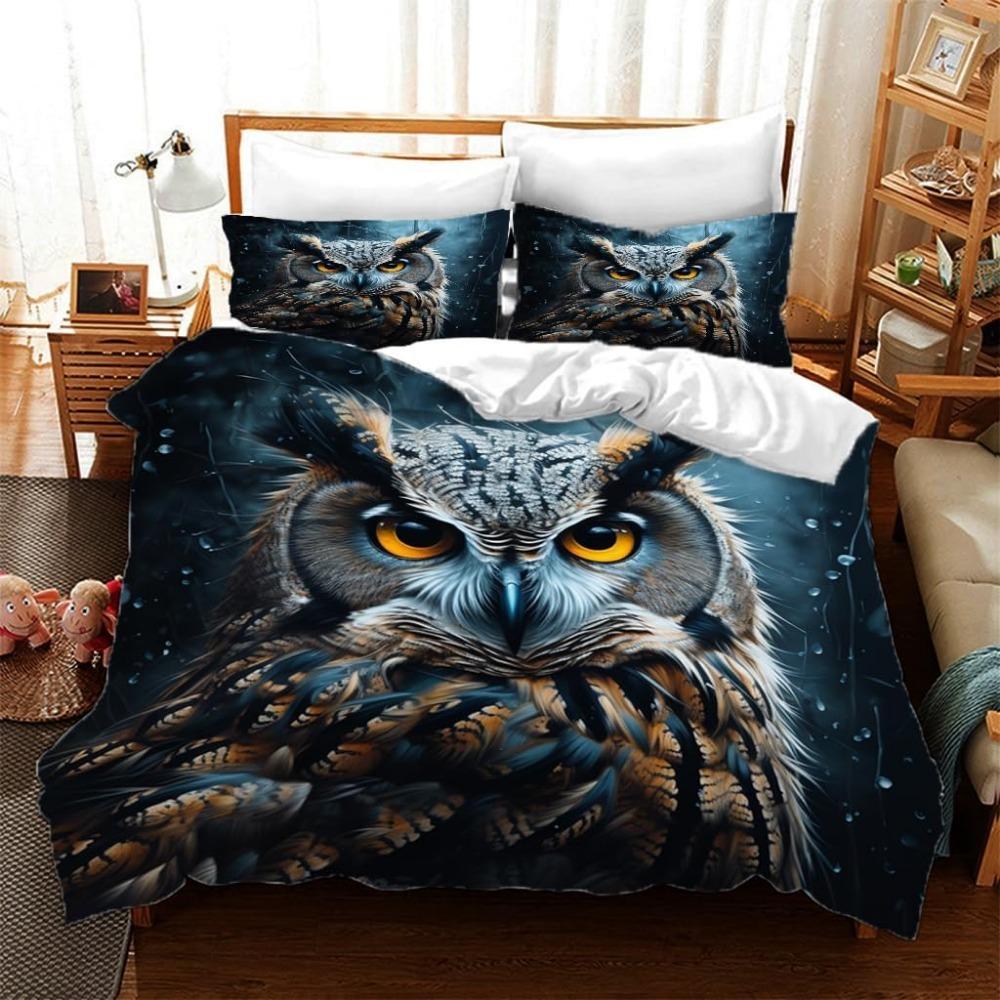 Божественное постельное белье с золотым ангельским мотивом, комплекты постельного белья из микрофибры, детское постельное белье для подростков с 3D-принтом животных, пододеяльник