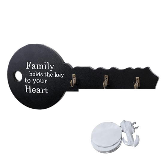 1 компл. брелок для ключей с привлекательным буквенным узором, деревянный ретро-брелок для ключей в деревенском стиле, набор настенного декора для дома