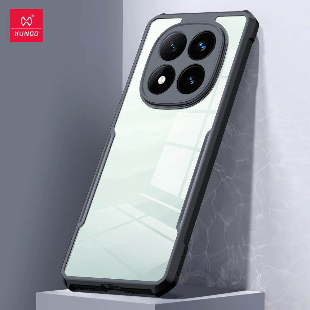 Чехол для Xiaomi Redmi Note 14 Pro Plus 5G Note 14 Pro 14 5G 14S 4G Глобальная версия PC+TPU Подушка безопасности Защита от падения Прозрачная задняя крышка