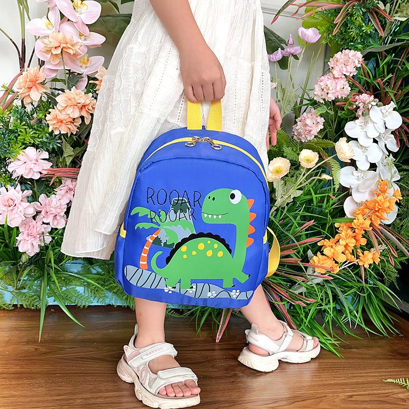 Kids' Cartoon Dinosaur & Spiderman Backpack for Boys Kindergarten
