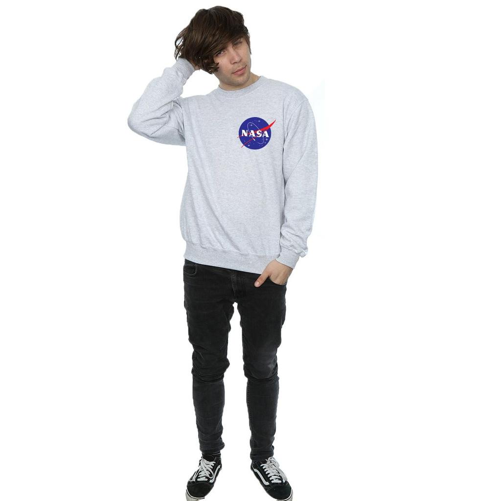 NASA Mens Classic Insignia Chest Logo Sweatshirt