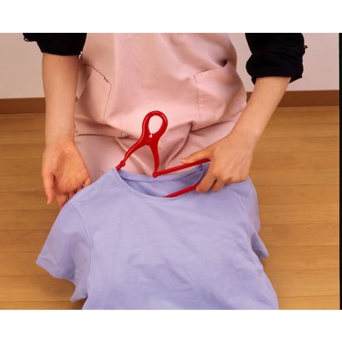 Sawafuji Colorful Bachiri Laundry Hanger, Medium, 388mm Wide, Set of 10, Made In Japan, Anti-Fly Grip Catch Hangers, Collar-Fit, Storage, Hanging for