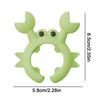 Silicone Spatula Rack Crab Shaped Heat-Resistant Pot Clip Spoon Rest Stove Top Spatula Holder Anti Scalding Overflow Pot Holder