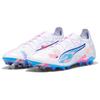 Puma Ultra 5 Series Ultimate Volume Up Comfortable MG (Rubber Stud) Soccer Shoes Unisex Soccer Shoes White 108093-01