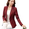 Женский тонкий пиджак с длинными рукавами на весну и осень, женская одежда для работы и карьеры