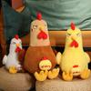 Прекрасная плюшевая игрушка-Петух, мягкая игрушка, милое украшение, успокаивающее животное, мультяшная курица для девочек, игрушка-кукла