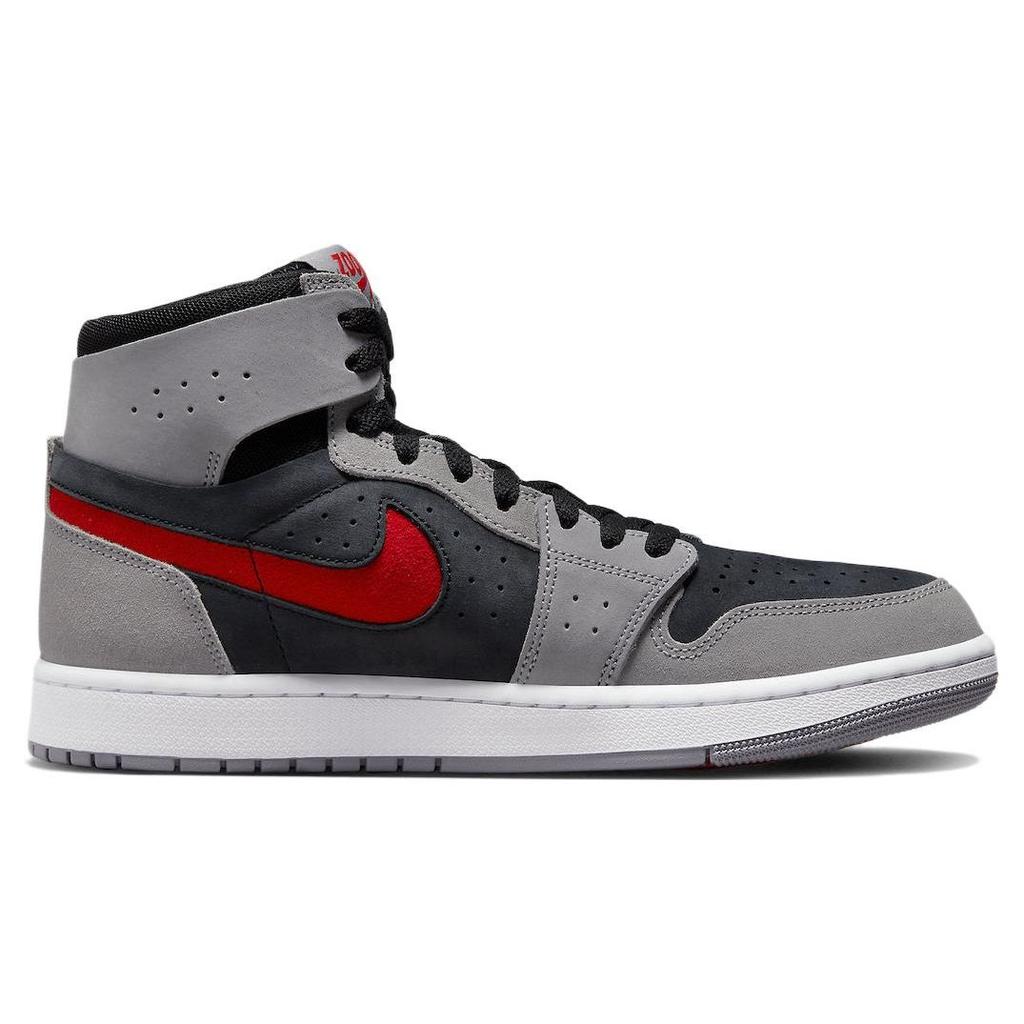 Air Jordan 1 High Zoom Comfort 2 Cement Fire Red Мужские кроссовки Серый Черный DV1307-060