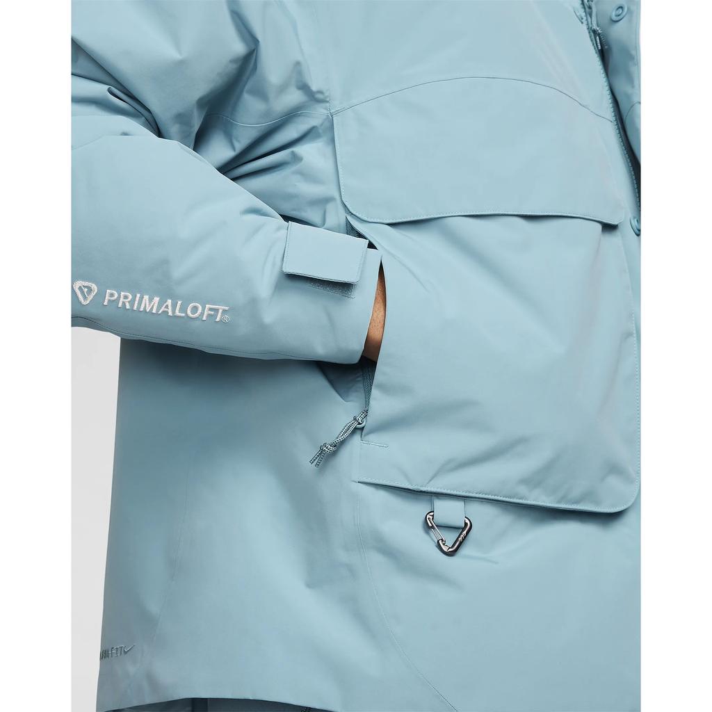 Nike ACG PrimaLoft Skull Peak Storm-FIT Удобная ветрозащитная водонепроницаемая повседневная куртка Мужские куртки Небесно-голубой FV8681-464