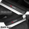 Carbon Fiber Car Door Sill Protector Stickers for Mitsubishi Outlander Lancer Pajero ASX Exterior Plate Guard
