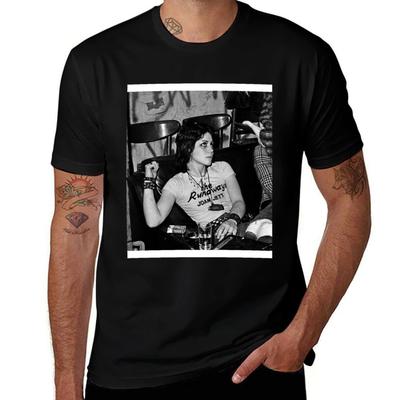 Панк футболкаJoan Jett футболка футболка мужская роскошная футболка мужская повседневная аниме футболки для мужчины футболка