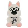 Glasses Dog Plush Toy West Highland White Terrier Doll Children Gift Day