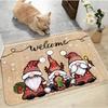 Santa Claus Printed Door Mat Merry Christmas Christmas Holiday and For Entrance Bedroom Kitchen Christmas Door Mat Decoration