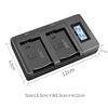 PALO Зарядное устройство для аккумулятора камеры NP-FW50 npfw50 fw50 LCD USB двойное зарядное устройство для Sony A6000 5100 a3000 a35 A55 a7s II Alpha 55 Alpha 7 A