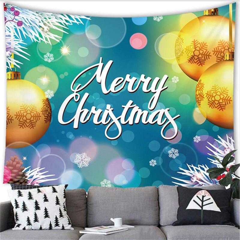 Рождество, Новый год, Рождественский подарок, украшение, гобелен с принтом, украшение для дома, гостиной, спальни, стены, гобелен