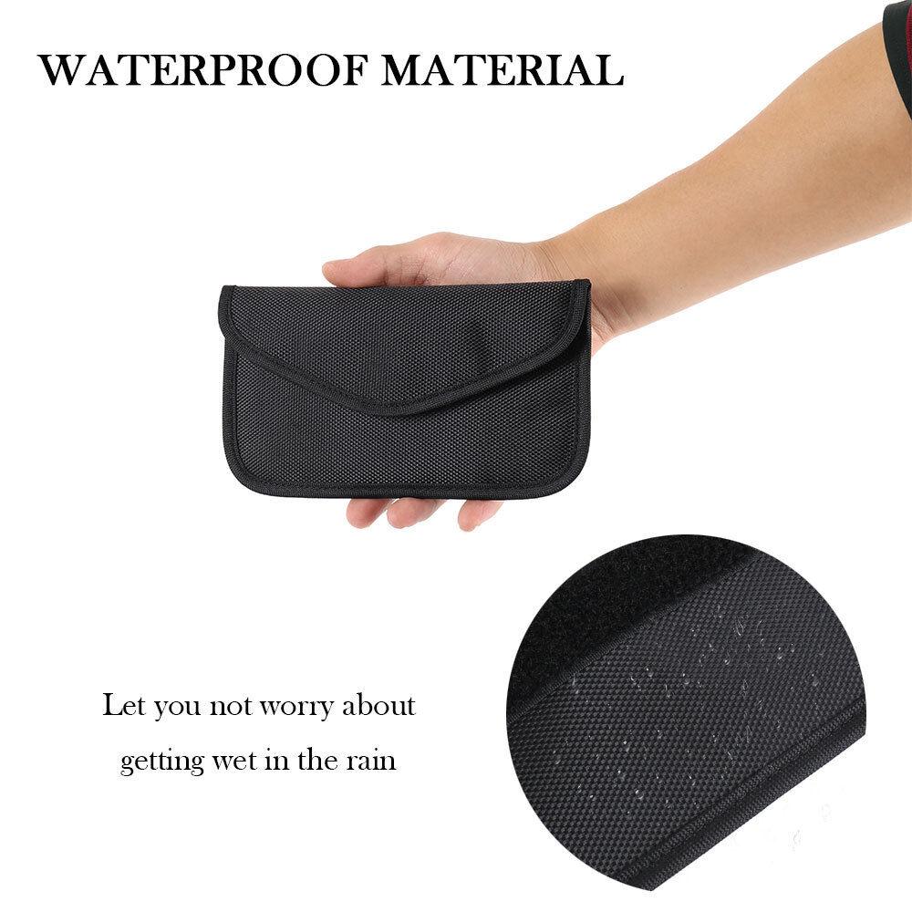 Чехол для автомобильного ключа, блокирующий сигнал, карбоновые мешочки, сумка для брелока, бесключевой противорадиационный чехол, защита от радиации