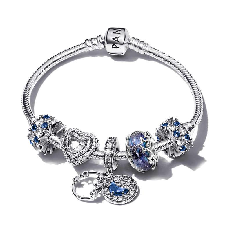 Pandora Shining Galaxy Set 925 Silver Bracelet Women's Silver ZT1005