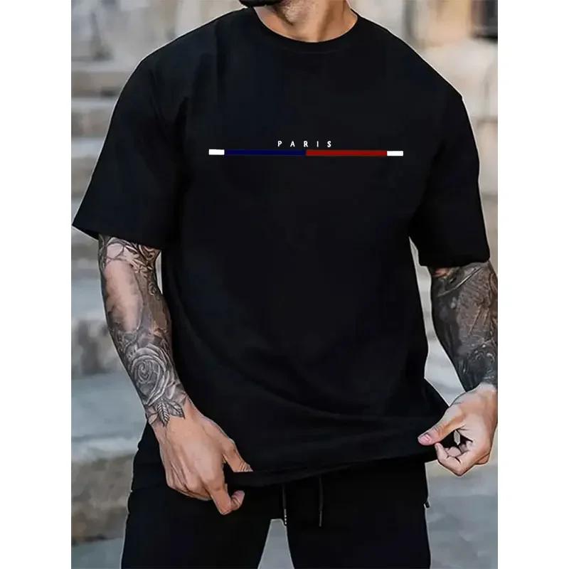 Men's Print T-shirt High Quality Pure Cotton Men's Top Trend Brand Casual Sports T-Shirt for Men Oversized Men T-shirt Clothing