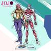 Jojos Bizarre Adventure Stand Model Plate Stone Ocean Series Jolyne Cujoh Weather Report Figure Acrylic Stands Holder Desk