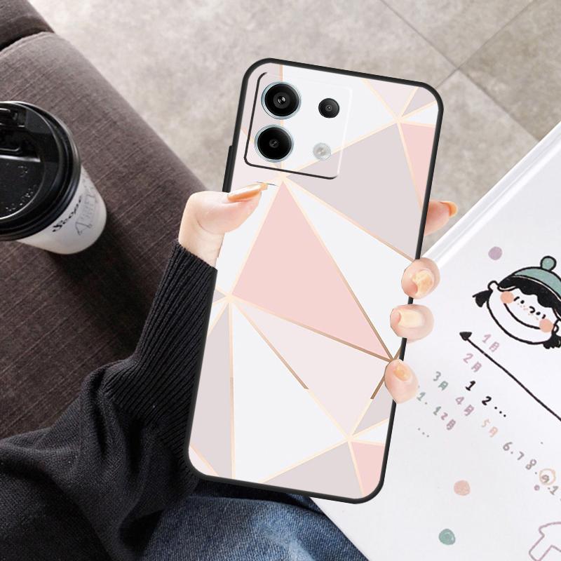 Любовь Розовое Золото Стиль Чехол Для Xiaomi Redmi Note 14 10 11 12 13 15 Pro Plus Чехол Для Redmi 15 15C 14C 12C 10C 13C