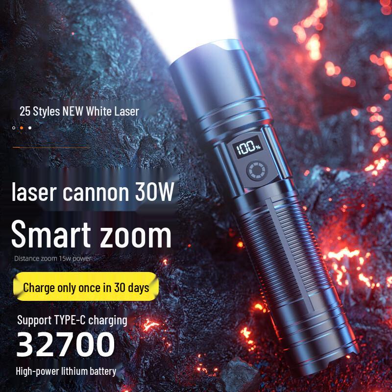 Shuosen High-Power Rechargeable LED Flashlight