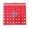 Precision Thread Checker Kit 14 SAE & 14 Metric Sizes Screw Thread Gauge Tool With Inch/CM Ruler For Garage & DIY Use