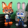 Fox & Rabbit High-Difficulty Particle Building Blocks - Adult Educational Puzzle Toy
