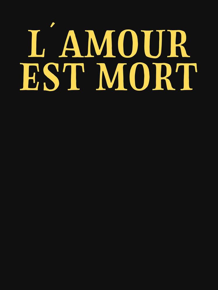 jacques brel L′Amour Est Mort, 2 mustard Premium T-Shirt