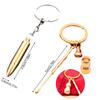 1PC Brass Accessories Model Accessories Bullet Pendant Gourd Gift Simulation Portable Ear Spoon Keychain Backpack