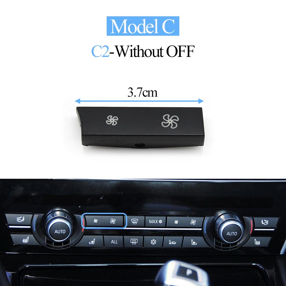 Air Conditioning Fan Wind Volume AC Control Switch Button Cap Cover For BMW 5GT 5 6 7 Series F01 F02 F06 F07 F10 F11 F12 F18