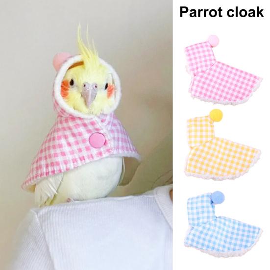 Одежда для маленьких животных для попугая, зимний костюм птицы, теплый плащ-шаль для попугая, реквизит для фотосъемки домашних животных для попугаев, волнистый попугайчик