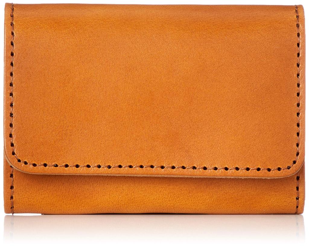 Визитница Tachiya из кожи Tochigi, коричневая, кожа Tochigi H0433N,