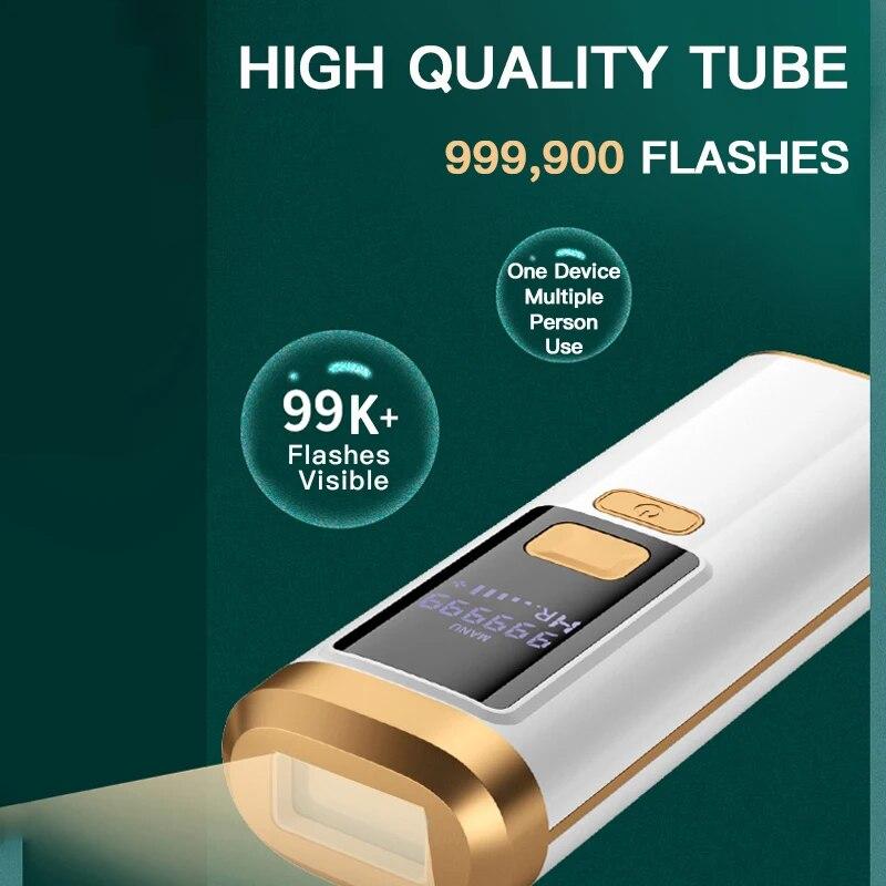 Vancostar 999900 Flash Лазерная Эпиляция для Женщин Мужчин IPL Эпилятор Постоянный 3 Световых Окна Бикини Триммер Лазерный Эпилятор