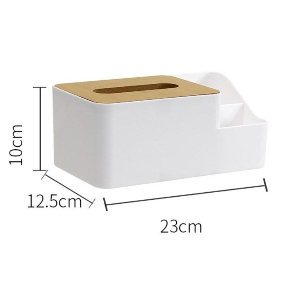 Wooden Cover Paper Box Japanese Style Tissue Case Home Accessory Napkin Holder Table Decoration