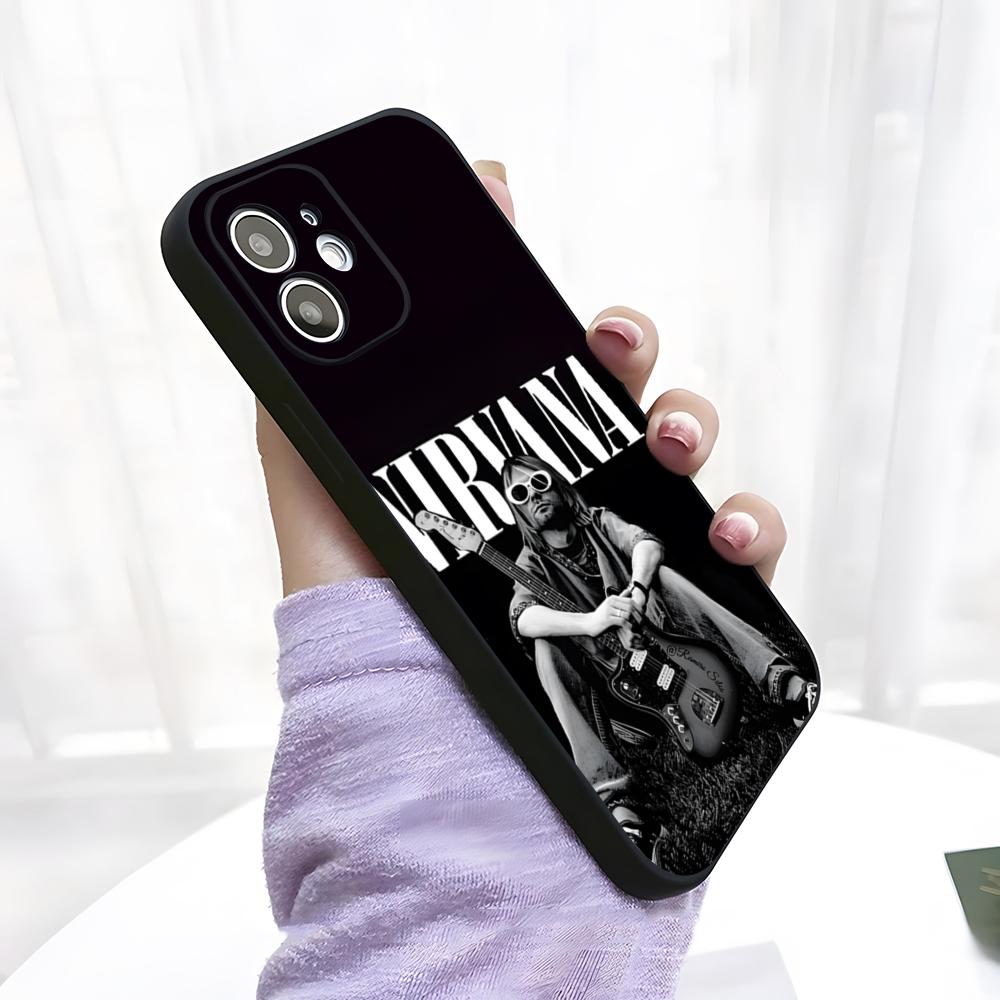Чехол для телефона рок-группы N-Nirvana для iPhone 17 Pro Max 15 Pro 16 14 Plus 12 13 Mini 11 Pro Ударопрочный Мягкий Чехол