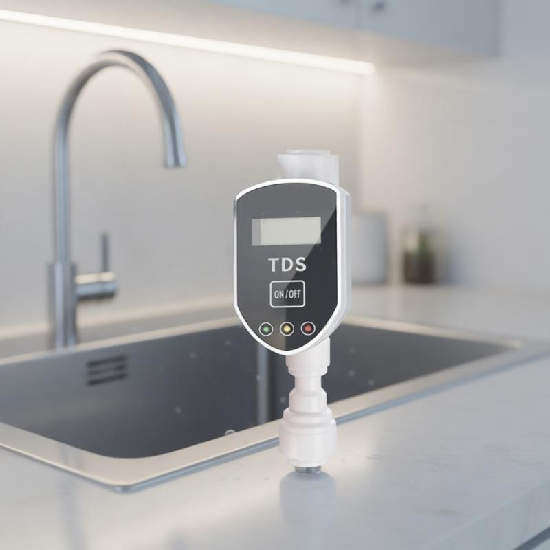 Высокоточный TDS-метр, монитор качества воды TDS, инструмент для питьевой воды, с легкой установкой на кран или трубопровод