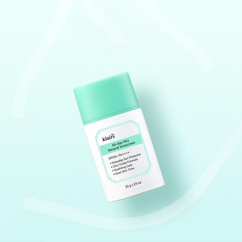 Дорогой, Klairs Легкий минеральный солнцезащитный крем на весь день / 35 г SPF50+ PA++++ K-Beauty