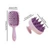 1 шт. Распутывающая расческа для волос WANMEI Мягкий массаж кожи головы Полая расческа Складная щетка для мытья волос