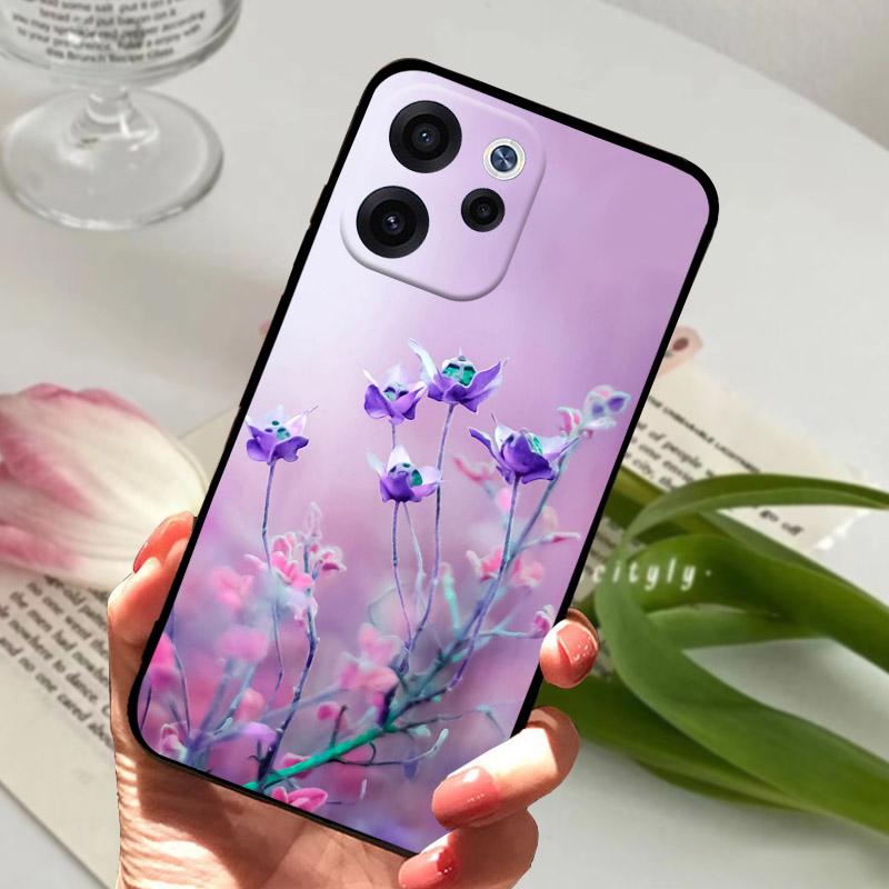 Для OPPO Reno15 F FS Чехол Reno15F 2026 6.57" Мягкий Силиконовый Защитный Чехол Для OPPO Reno 15 F 15FS TPU Fundas CPH2801 Бампер