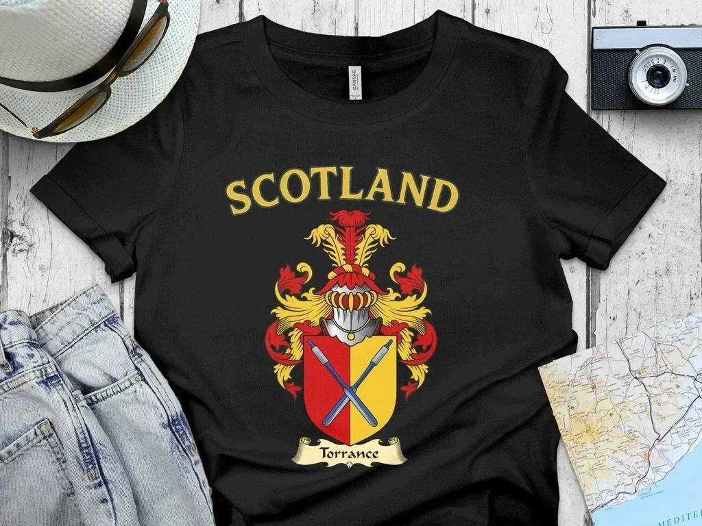 Torrance Scotland Clan Crest Heraldry Symbol Design T-Shirt