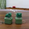 Frog Decompression Sound Button Keychain Glowing Student Fun Parody Venting Abstract Artifact Pendant New Creativity
