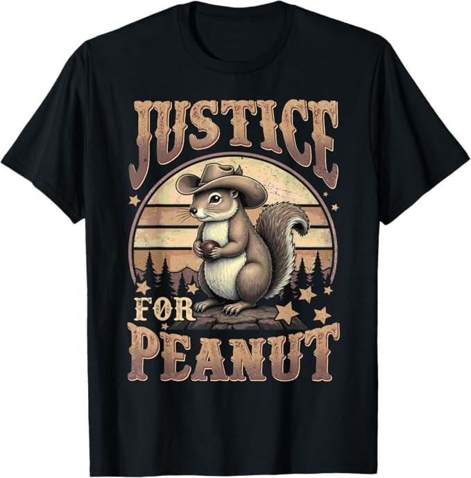 Justice For Peanut The Squirrel TeeTrump Peanut Squirrel T-Shirt Unisex T-Shirt
