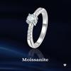 Round Brilliant Moissanite Wedding Ring for Women Engagement Rings Fine Jewelry
