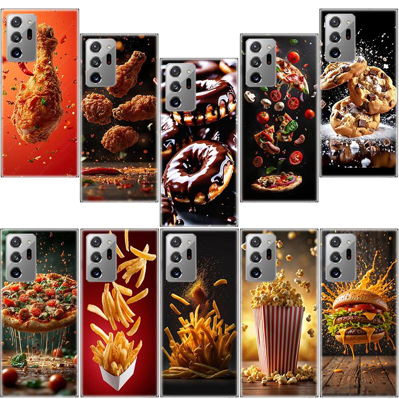 Чехол для телефона Food Fries Beer Cheese Sushi Cookie для Samsung A17 A37 A57 A54 A14 A24 A34 A07 A04S A02S A12 A22 A32 A52S A16 A26 A3