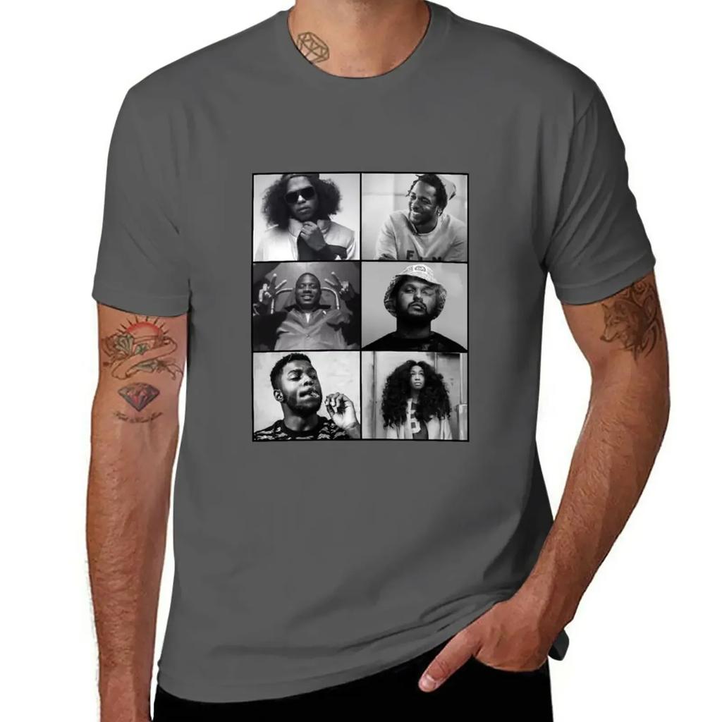 TDE - Kendrick, Ab-soul, Q, Jay Rock, Isaiah, SZA T-Shirt plain boys whites customs design your own men t shirt
