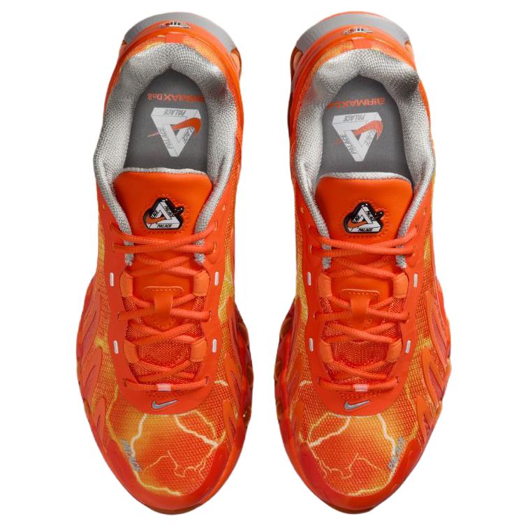 Palace x Nike Air Max DN8 Оранжевый Безопасности Мужские Кроссовки Серо-Черные IB4181-800