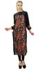Phagun Black Rayon Mid Calf Printed Striaght Kurti Women Casual Clothing-10